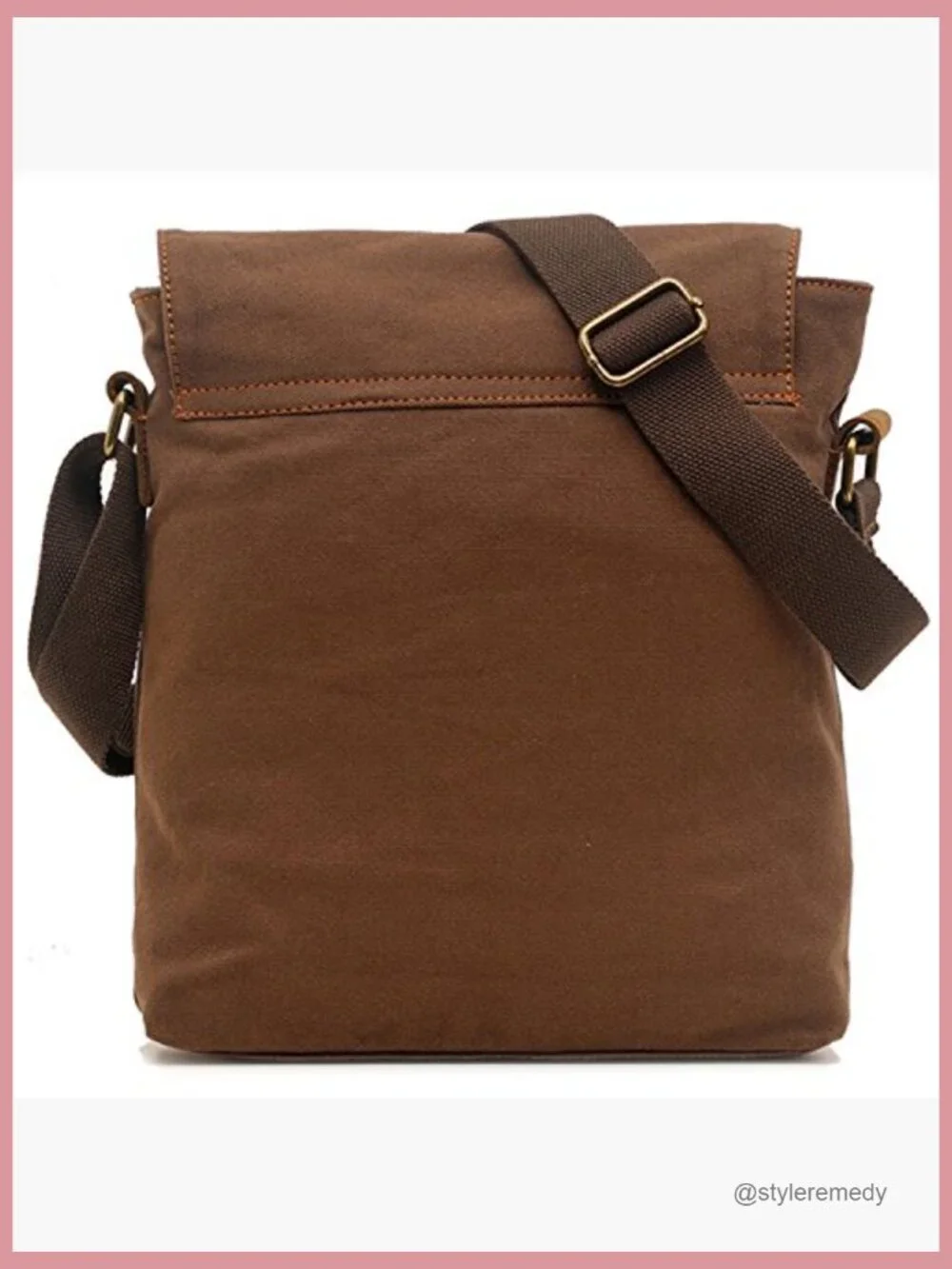 Vintage Canvas Messenger Bag Crossbody Purse Small Travel Shoulder Bag